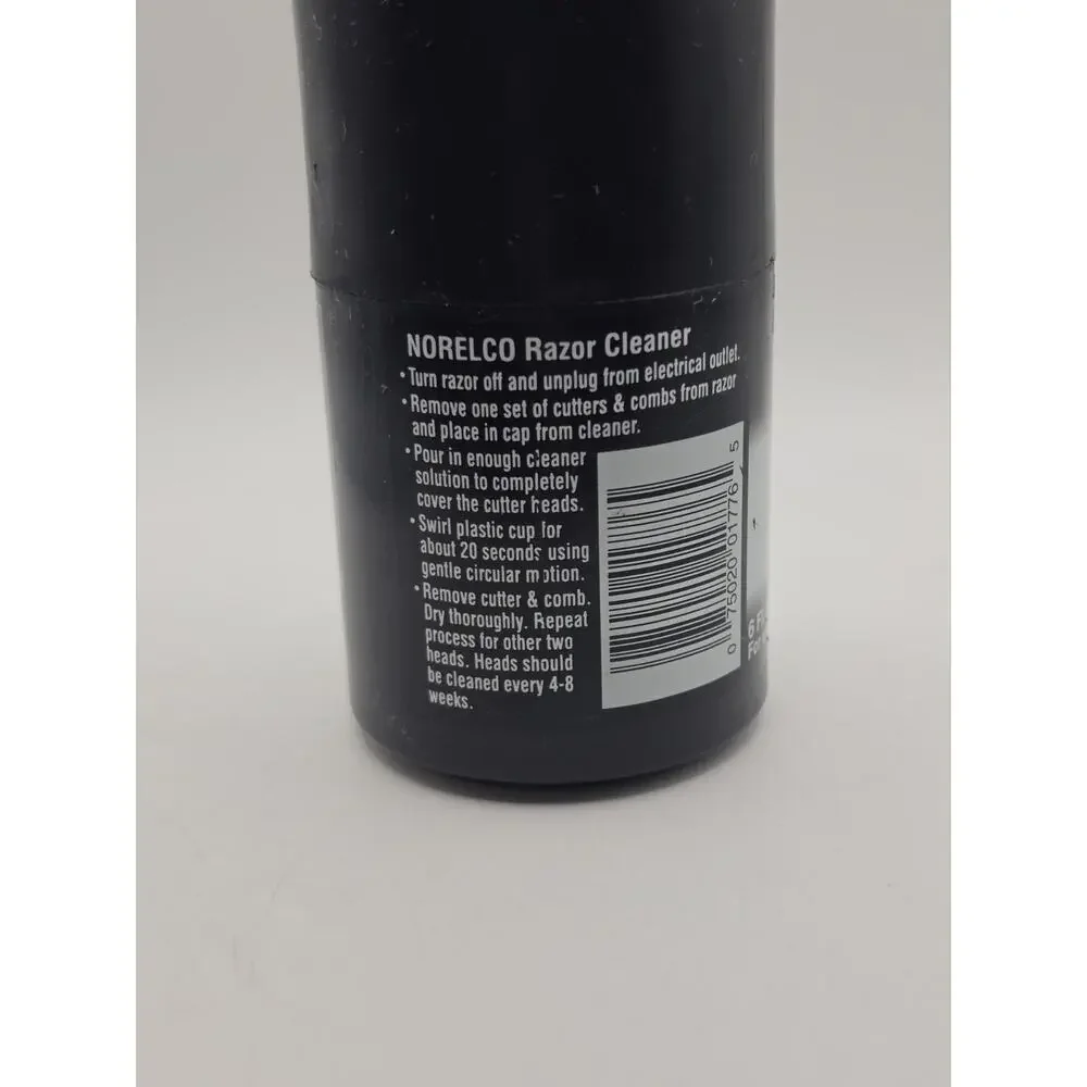 NEW Vintage Norelco Razor Cleaner Solution 6oz Bottle